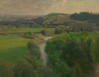 Landscape painting of Cornouaillais - Charles Adams Platt — artwork view