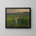 Landscape painting of Cornouaillais - Charles Adams Platt — framed artwork on a wall