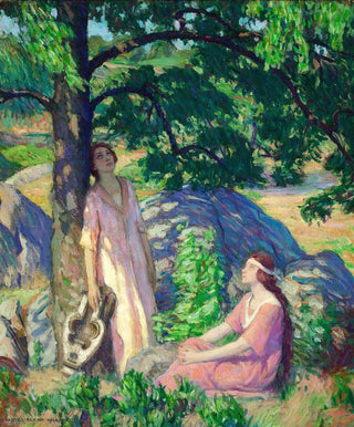 Under the Tree - Charles Allan Winter — artwork view