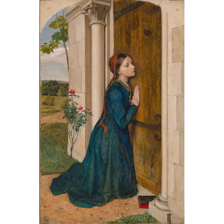 Reproduction of the painting L'enfance pieuse de Sainte Élisabeth de Hongrie - Charles Allston Collins