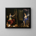 Allegory of Painting - Charles Alphonse Du Fresnoy — framed artwork on a wall