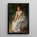 Reproduction of the painting Beauty in a Garden - Charles Amable Lenoir