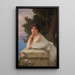 La belle au bord du lac - Charles Amable Lenoir — framed artwork on a wall