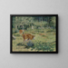 in Normandy - Charles Angrand — framed artwork on a wall