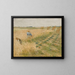 Les Faucheurs - Charles Angrand — framed artwork on a wall
