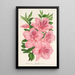 Azalea indica hybrida gigantiflora - Charles Antoine Lemaire — framed artwork on a wall