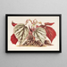 Begonia eximia - Charles Antoine Lemaire — framed artwork on a wall