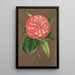 Camellia Matteo Malfino hybride - Charles Antoine Lemaire — framed artwork on a wall