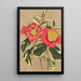 Reproduction of the painting Camellia japonica sesanqua - Charles Antoine Lemaire