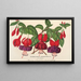 Fuchsia horticultural varieties - Charles Antoine Lemaire — framed artwork on a wall