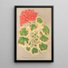 Reproduction of the painting Pélargonium zonale var. quadricolor - Charles Antoine Lemaire
