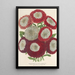 Queens Daisies new center white - Charles Antoine Lemaire — framed artwork on a wall