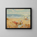 Beach Corner - Charles Atamian — framed artwork on a wall