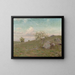 Hill Landscape Painting - Charles B Foster — framed artwork on a wall