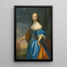 Portrait of a Lady - Charles Beaubrun — framed artwork on a wall