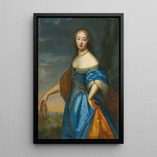 Portrait of a Lady - Charles Beaubrun — framed artwork on a wall