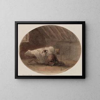 The Dead - Charles Billoin — framed artwork on a wall