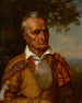 Chief Seneca in a red jacket Sagoyewatha - Charles Bird King — artwork view