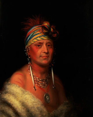 Shaumonekusse Prairie Wolf Oto - Charles Bird King — artwork view