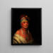 Shaumonekusse Prairie Wolf Oto - Charles Bird King — framed artwork on a wall