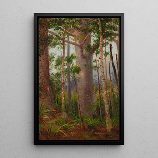 Reproduction of the painting Bush scene painting - Charles Blomfield