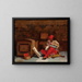 Boy with Lute - Charles Caryl Coleman — framed artwork on a wall