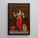 Reproduction of the painting Interior painting with lute player - Charles Caryl Coleman