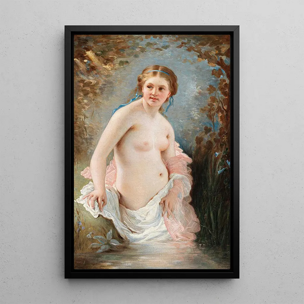 Reproduction of the painting The Bather - Charles Chaplin