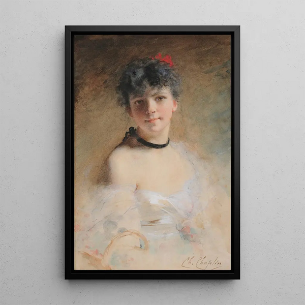 L'espiègle - Charles Chaplin — framed artwork on a wall