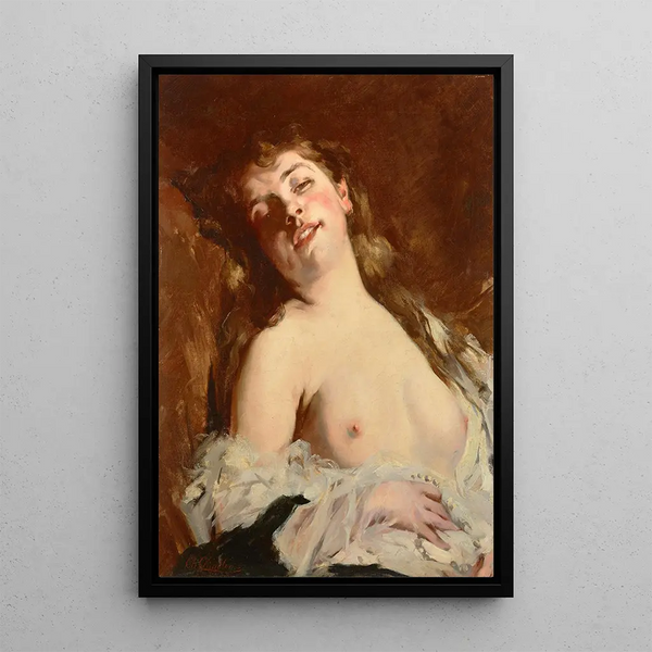 Reverie - Charles Chaplin — framed artwork on a wall