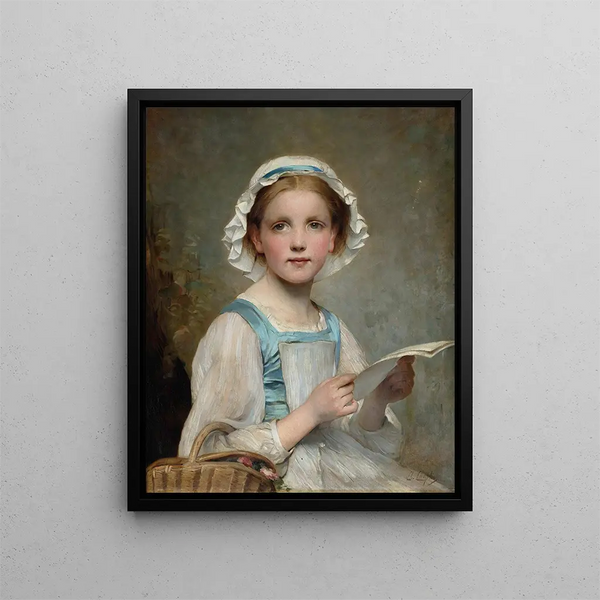 The Letter - Charles Chaplin — framed artwork on a wall