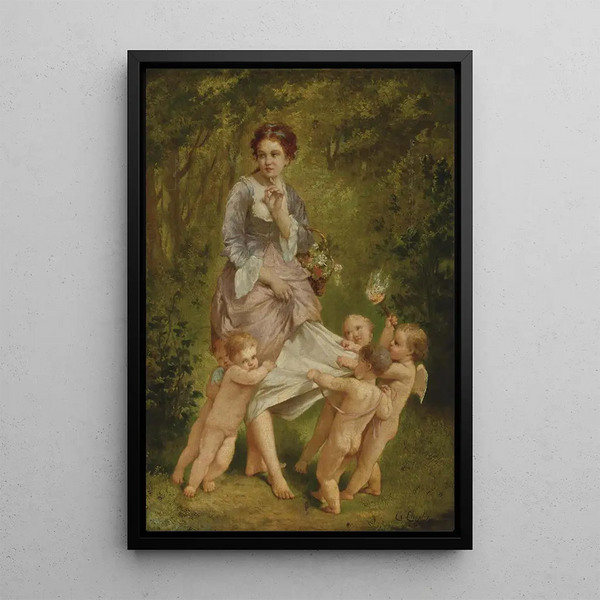 Reproduction of the painting Venus with putti - Charles Chaplin