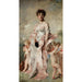Young woman in ball gown with putti - Charles Chaplin — artwork view