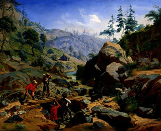 Miners in the Sierras - Charles Christian Nahl — artwork view