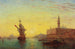 View of the Doge's Palace in Venice - Charles Clement Calderon — artwork view