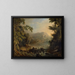 The moose hunter - Charles Codman — framed artwork on a wall