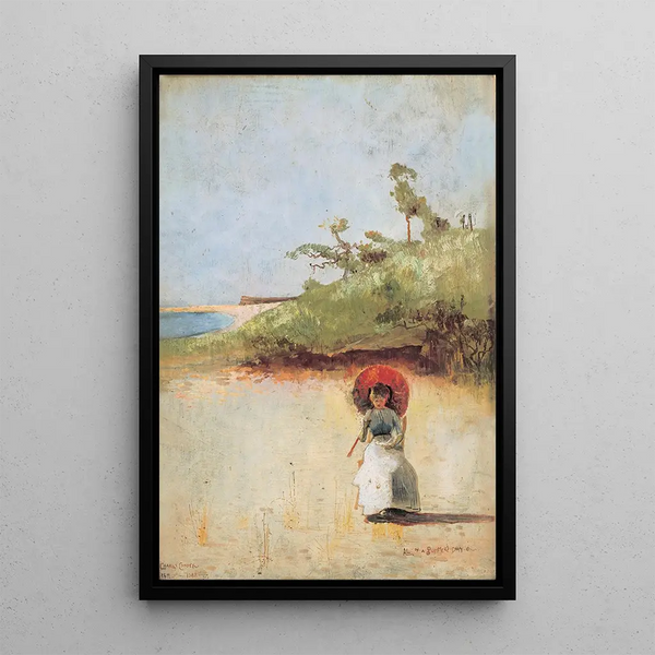 All a Summer Day - Charles Conder — framed artwork on a wall