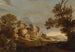 Landscape Painting with the Journey to Emmaus - Charles Cornelisz de Hooch — artwork view