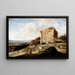 Landscape with a Roman ruin - Charles Cornelisz de Hooch — framed artwork on a wall