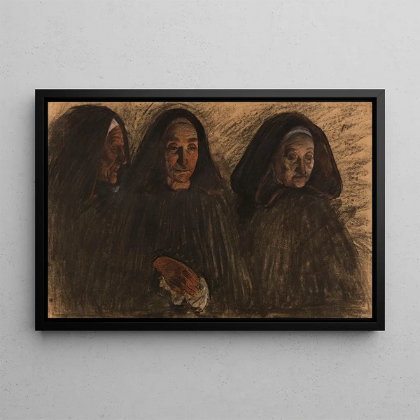 Bretonnes Painting - Charles Cottet — framed artwork on a wall