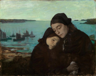 Mourning - Charles Cottet — artwork view