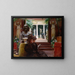 At the Sculpture Exhibition - Charles Courtney Curran — framed artwork on a wall