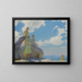 Rochers des ours - Charles Courtney Curran — framed artwork on a wall