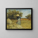 Time of Hay - Charles Courtney Curran — framed artwork on a wall