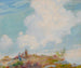 Nuage rose au-dessus de la montagne - Charles Courtney Curran — artwork view