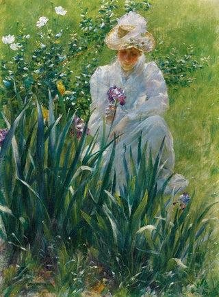 The Iris Bed - Charles Courtney Curran — artwork view