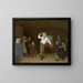 Walking on the Sidewalk - Charles Deas — framed artwork on a wall