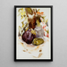 Aubergine et poivron vert - Charles Demuth — framed artwork on a wall