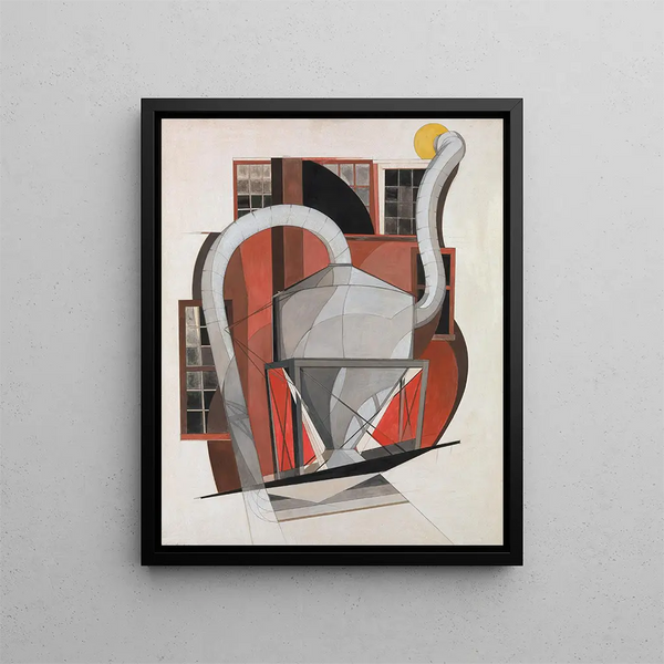 Machinery - Charles Demuth — framed artwork on a wall