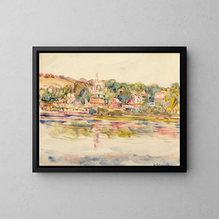 New Hope Pennsylvania - Charles Demuth — framed artwork on a wall